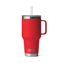 YETI® Rambler® Mug with Straw Lid, 21071501895, Rescue Red, 35 OZ