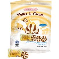 Scripture Butter and Cream Hard Candy, 104485, 5.5 OZ Bag