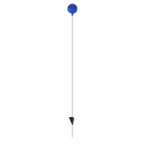 NuVue Products Driveway Marker with 1/4 IN Dia Rod, 2662, Blue, 46 IN