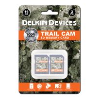 Delkin Devices 16GB Trail Cam SD Memory Card, 2-Pack, DDSDTRL-2X16