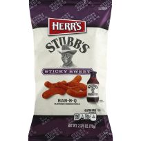 HERR'S Stubbs Sticky Sweet BAR-B-Q Flavored Cheese Curls, 6630, 2.75 OZ