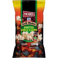 HERR'S Grill Mates Roasted Garlic & Herb Popcorn, 6410, 4 OZ