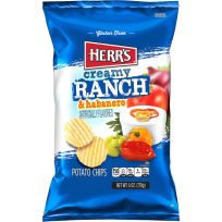 HERR'S Creamy Ranch & Habanero Potato Chip, 7604, 6 OZ