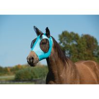 Weaver Leather Synergy® Equine Lycra® Fly Mask with Coolcore®, 37405-50-31, Turquoise, Medium