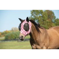 Weaver Leather Lycra® Covered Ear Fly Mask, 37400-50-249, Plaid Aztec, Medium