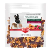 Kaytee Natural Snack with Superfoods Sweet Potato & Cranberry, 100546751, 3 OZ Bag