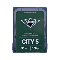 Diamond 5 City Horseshoe Nail, 100-Count Box, D5CH1N
