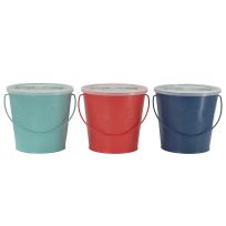 Patio Essentials Citronella Candle Painted Bucket, 21257P, Assorted, 17 OZ