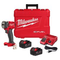 Milwaukee Tool M18 FUEL™ 3/8" Compact Impact Wrench with Friction Ring Kit, 2854-22R