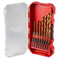 Milwaukee Tool SHOCKWAVE Impact Duty™ RED HELIX™ Titanium Drill Bit Set, 15-Piece, 48-89-4670