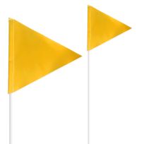 Country Enterprises Pennant Style Marker Flag, 15939W-Y/PF12X12, Yellow