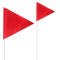 Country Enterprises Pennant Style Marker Flag, 15939W-R/PF12X12, Red