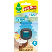 Little Trees Air Freshener, Caribbean Colada Vent Liquid, CTK-52625-24