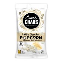 Sweet Chaos Popcorn, White Cheddar, 300622, 6 OZ