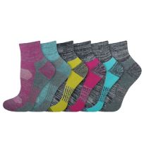 Dickies Dri-Tech Freerun Quarter Socks, I65003-064, Assorted, 9 - 11