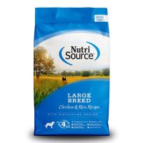 Nutri Source Chicken and Rice Formula Large Breed Dry Adult Dog Food, 3261025, 26 LB Bag