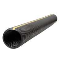 Prinsco Perforated Single Wall Pipe, 08GL20PF-F667, 8 IN x 20 FT