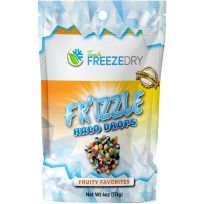 Fr'izzle Freeze Dried Halo Drops, Fruity Favorites, HDFF, 4 OZ