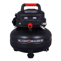 Black Diamond 6 Gallon Pancake Air Compressor, BD-ACP-6150