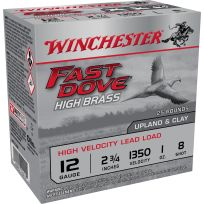 Winchester 12 Gauge - 2-3/4" #8 Fast Dove, 1 OZ Ammo, 25-Round, WFD128B