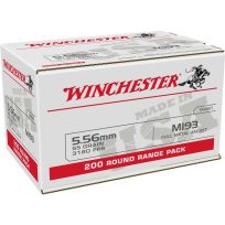 Winchester 5.56mm - 55 Grain Full Metal Jacket, M193 Ammo, 200-Round, WM193200