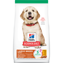 Hill's Science Diet Puppy Large Breed Chicken Meal & Oats Recipe Dry Dog Food, 9377, 27.5 LB Bag