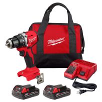 Milwaukee Tool M18™ Compact Brushless 1/2 IN Drill/Driver Kit, 3601-22CT