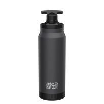 WYLD GEAR® Mag Series Flask Stainless Steel Water Bottle, 34-MAG-GREY, Grey, 34 OZ