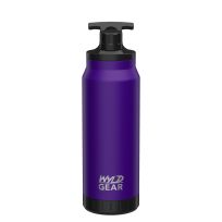 WYLD GEAR® Mag Series Flask Stainless Steel Water Bottle, 34-MAG-PURPLE, Purple, 34 OZ
