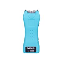 Sabre 2-in-1 Stun Gun and Flashlight with Belt Holster, S-1005-TQ, Turquoise