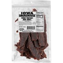 Iowa Smokehouse Beef Jerky, Sweet Teriyaki, IS-10JST, 10 OZ