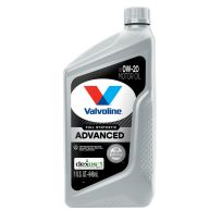 Valvoline Advanced Full Synthetic Motor Oil, SAE 0W-20, VV916, 1 Quart