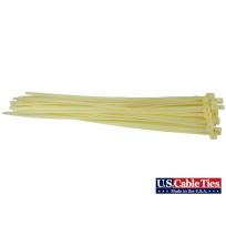 US Cable Ties Commercial Duty Cable Ties, 25-Pack, CD24N25, Natural, 25 IN