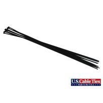 US Cable Ties Commercial Duty Cable Ties, 10-Pack, CD48B10, Black, 48 IN