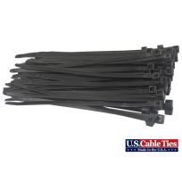 US Cable Ties Heavy Duty Cable Ties, 100-Pack, HD8B100, Black, 8 IN