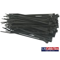 US Cable Ties Light Duty Cable Ties, 100-Pack, LD4B100, Black, 4 IN