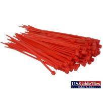 US Cable Ties Light Duty Cable Ties, 100-Pack, LD4RD100, Red, 4 IN