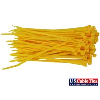 US Cable Ties Light Duty Cable Ties, 100-Pack, LD4YL100, Yellow, 4 IN