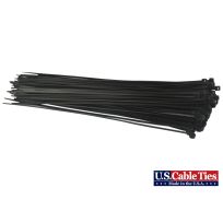 US Cable Ties Light Duty Cable Ties, 100-Pack, LD8B100, Black, 8 IN