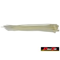 ProTie Standard Duty Cable Ties, 25-Pack, N8SD25, Natural, 8 IN