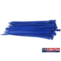 US Cable Ties Standard Duty Cable Ties, 100-Pack, SD11BL100, Blue, 11 IN