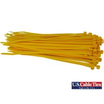 US Cable Ties Standard Duty Cable Ties, 100-Pack, SD11YL100, Yellow, 11 IN