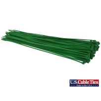 US Cable Ties Standard Duty Cable Ties, 100-Pack, SD14GN100, Green, 14 IN