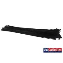 US Cable Ties Standard Duty Cable Ties, 100-Pack, SD17B100, Black, 17 IN