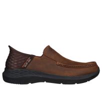 Skechers Men's Moc Toe Leather Slip-Ins Shoe