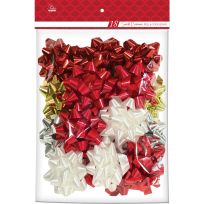 Paper Images Small Traditional Premium Bows, 18-Count, Assorted, BOW18S-01