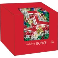 Paper Images Traditional Premium Bows, 36-Count, Assorted, BOW36CD3
