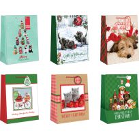 Paper Images Large Treat Gift Bag, Love of Pets, Assorted, CGBT3A-48