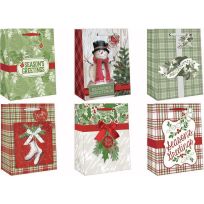 Paper Images Medium Country Handmade Gift Bag, Assorted, CHGBA2-48