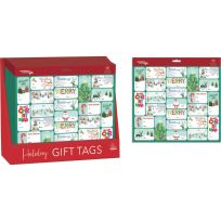 Winter Hill Christmas Peel & Stick Gift Tags, 100-Count, Assorted, CTG100CD